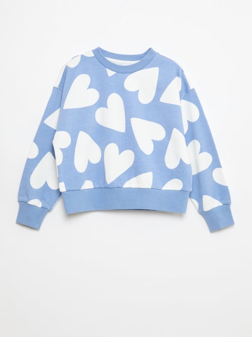 Sweater met motief en ronde hals - Kiabi