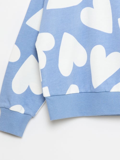 Sweater met motief en ronde hals - Kiabi