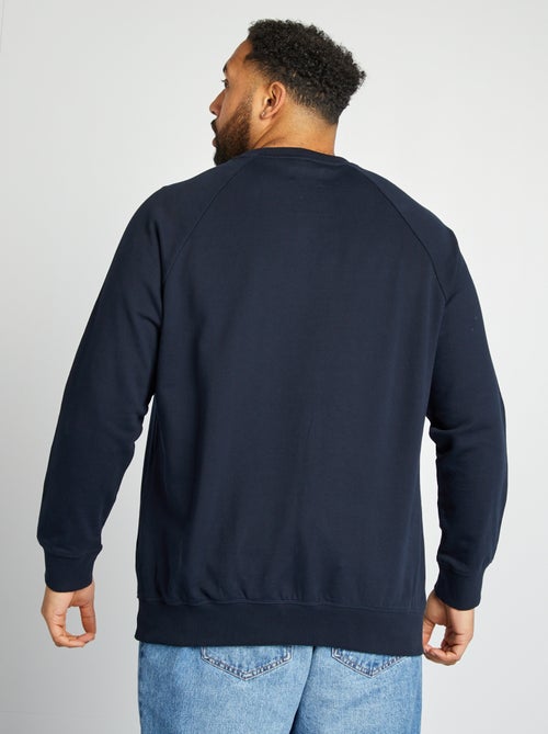 Sweater met motorprint van french terry - Kiabi