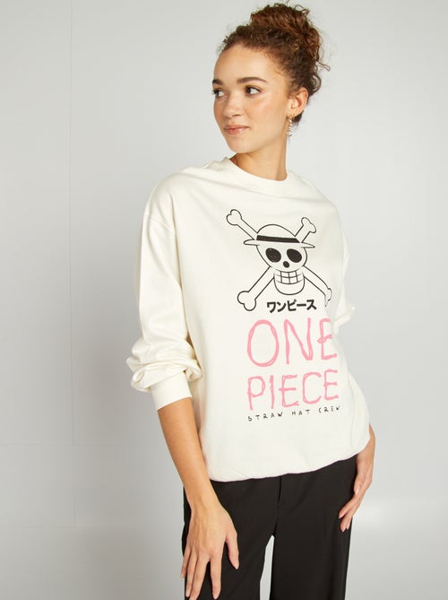 Sweater met 'One Piece'-opdruk - Kiabi