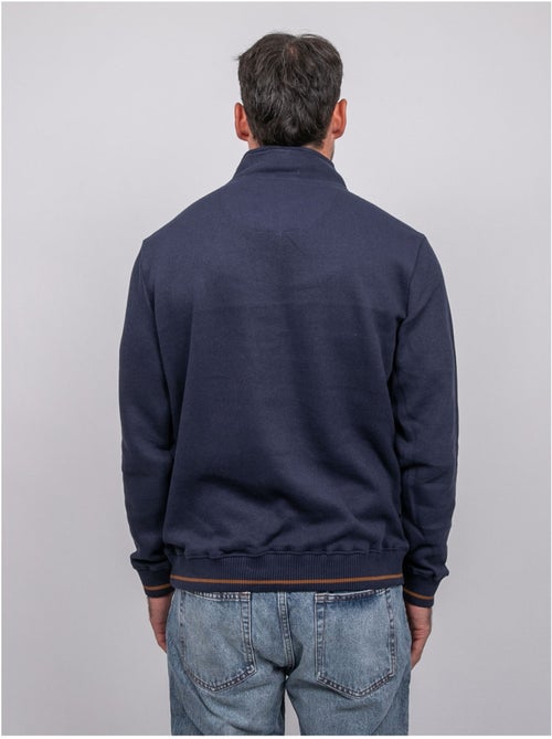 Sweater met opstaande kraag en rits wirubon - Kiabi Sweater met opstaande kraag en rits wirubon - Kiabi