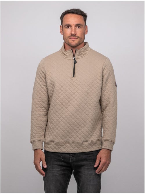 Sweater met opstaande kraag en rits woribou - Kiabi Sweater met opstaande kraag en rits woribou - Kiabi