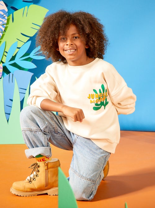 Sweater met print - 'Grafik Edition' - Kiabi
