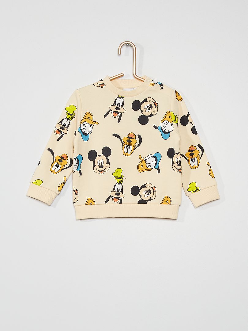 Sweater met print 'Mickey' Beige - Kiabi