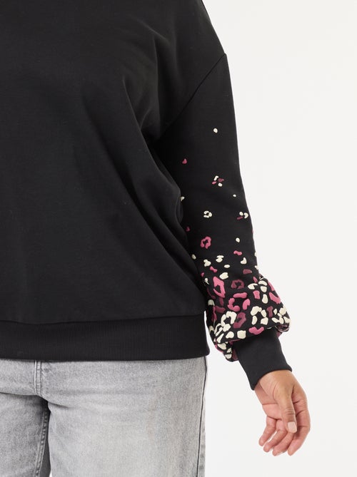 Sweater met print 'Only Carmakoma' - Kiabi
