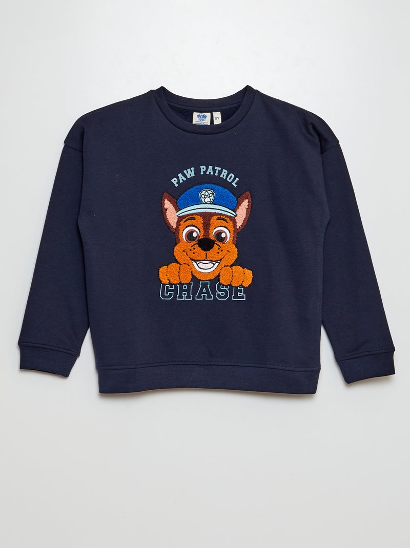 Sweater met print PAW Patrol/Chase-print BLAUW - Kiabi