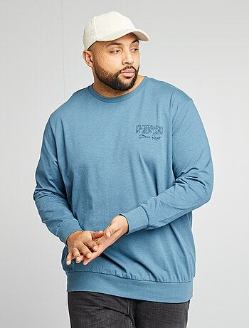 Sweater met print voor/achter