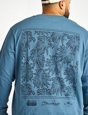 Sweater met print voor/achter