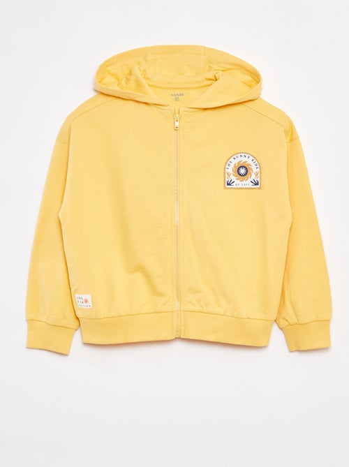 Sweater met rits en capuchon - Grafik Edition - Kiabi