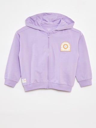 Sweater met rits en capuchon - Grafik Edition