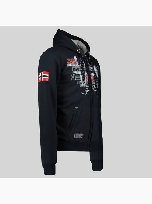 Sweater met rits en capuchon gutta – geographical norway - Kiabi Sweater met rits en capuchon gutta – geographical norway - Kiabi