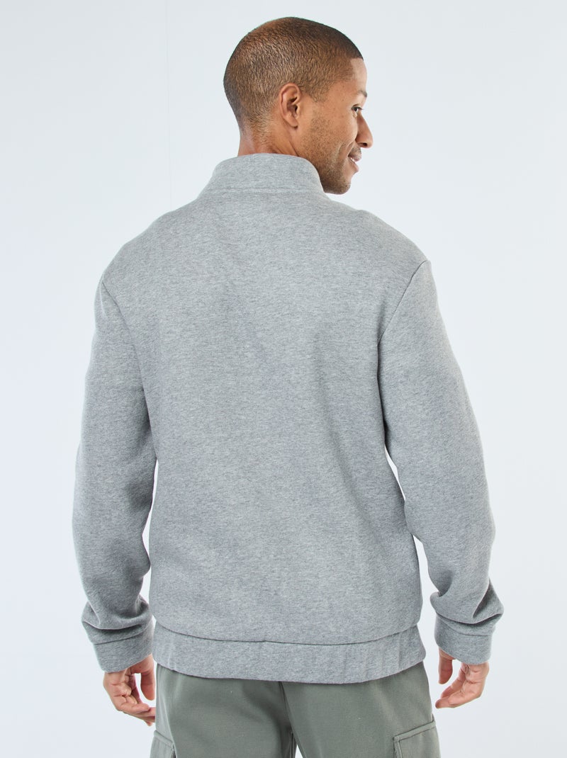 SOL'S 02088 - Stan Heren Sweatshirt Met Rits En Hoge Kraag - Fles groen
