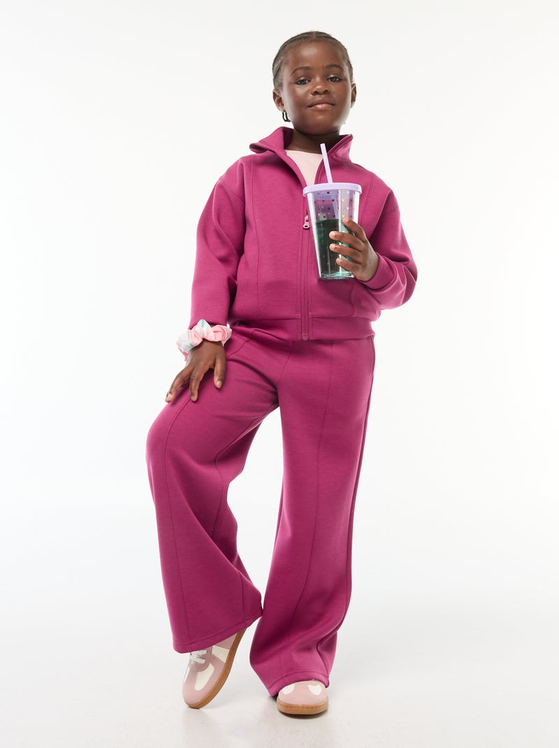 Sweater met rits en opstaande kraag Rose - Kiabi