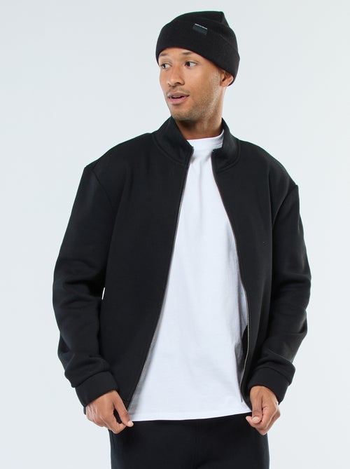 Sweater met rits en opstaande kraag - Kiabi