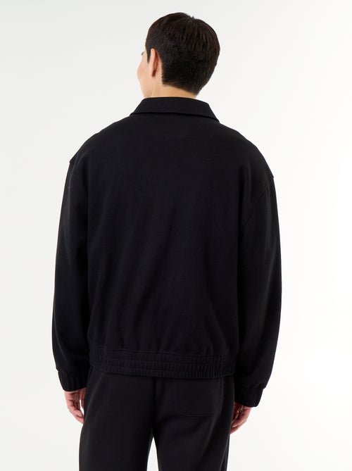 Sweater met rits en overhemdkraag - Kiabi Sweater met rits en overhemdkraag - Kiabi