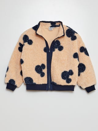 Sweater met rits en schapenvachteffect 'Mickey' 'Disney'