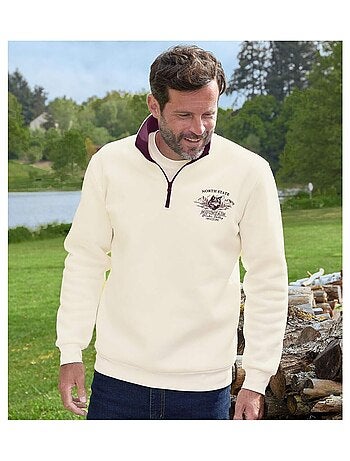 Sweater met rits North State - ATLAS FOR MEN