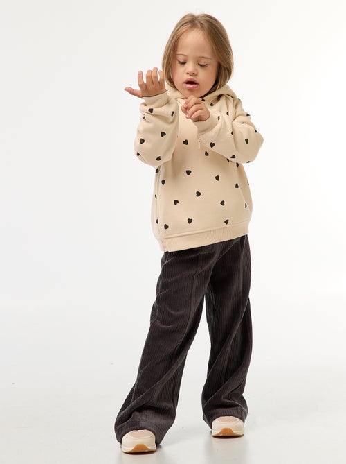 Sweater met ritsjes opzij - So Easy - Kiabi