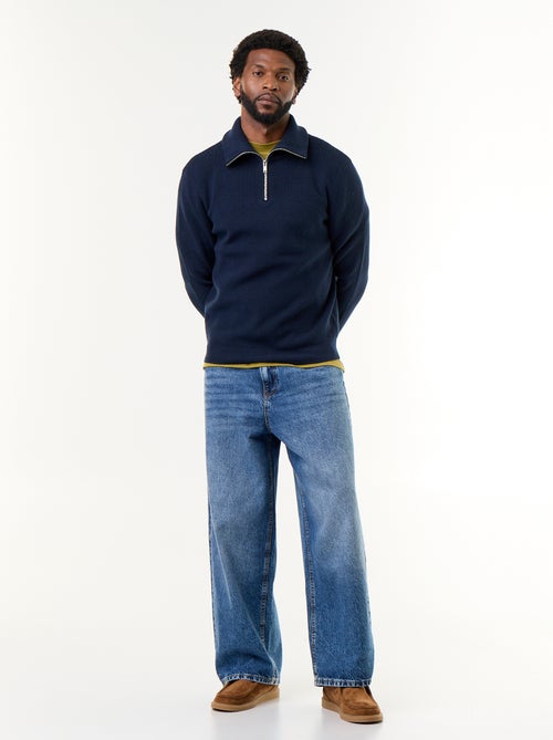 Sweater met ritskraag - Kiabi