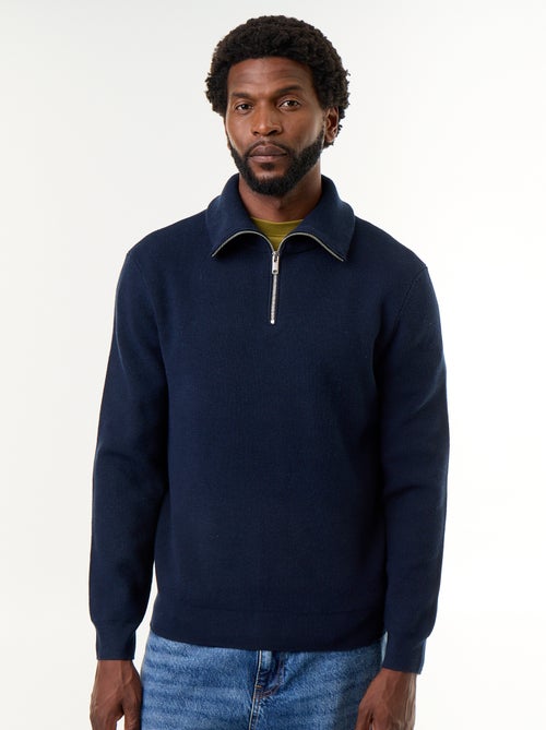 Sweater met ritskraag - Kiabi