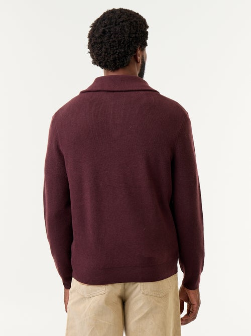 Sweater met ritskraag - Kiabi