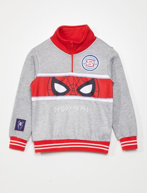 Sweater met ritskraag 'Spider-Man' - Kiabi