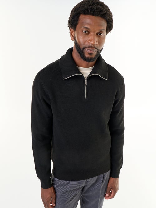 Sweater met ritskraag - Kiabi