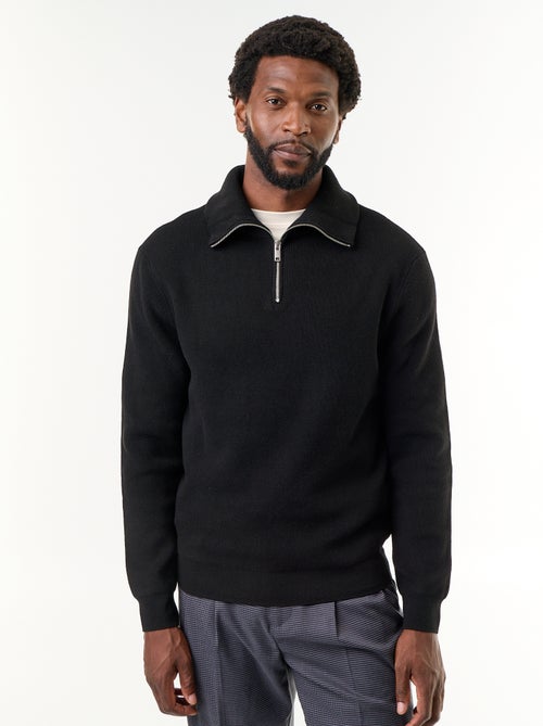 Sweater met ritskraag - Kiabi