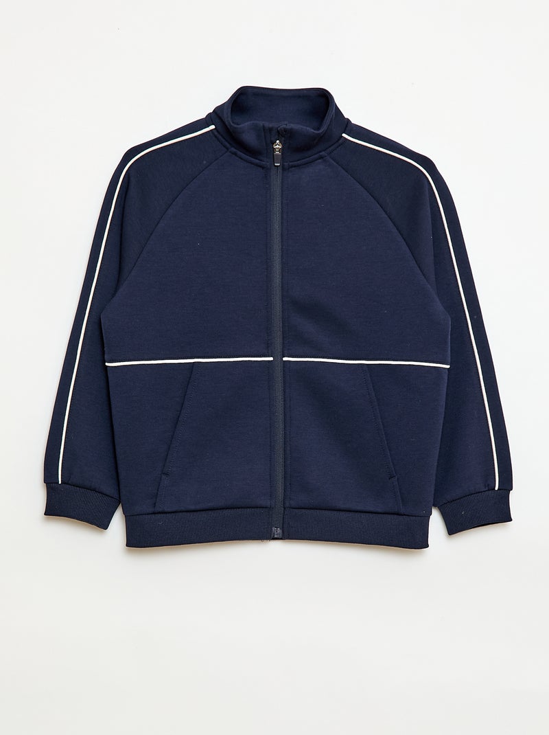 Sweater met ritssluiting Blauw - Kiabi