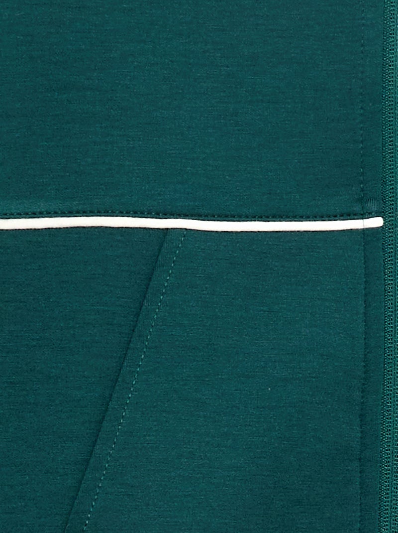 Sweater met ritssluiting Groen - Kiabi