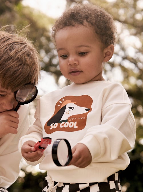 Sweater met ronde hals - Grafik Edition - Kiabi