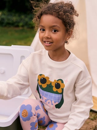 Sweater met ronde hals - Grafik Edition