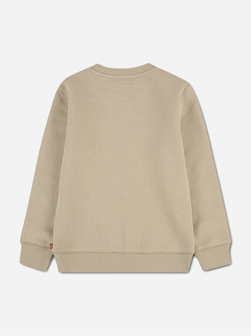 Sweater met ronde hals - levi's kids Donkerbeige - Kiabi