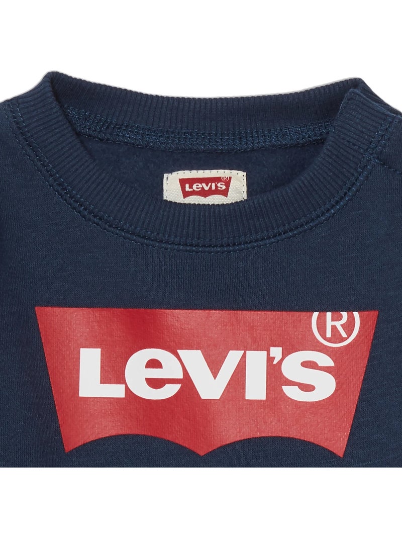 Sweater met ronde hals - levi's kids Donkerblauw - Kiabi