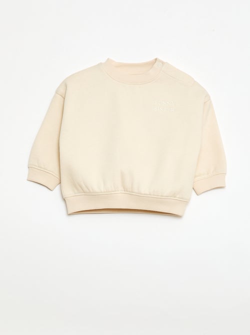 Sweater met ronde hals Brother & Sister - Kiabi