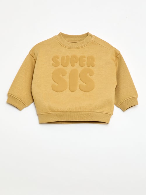 Sweater met ronde hals Brother & Sister - Kiabi