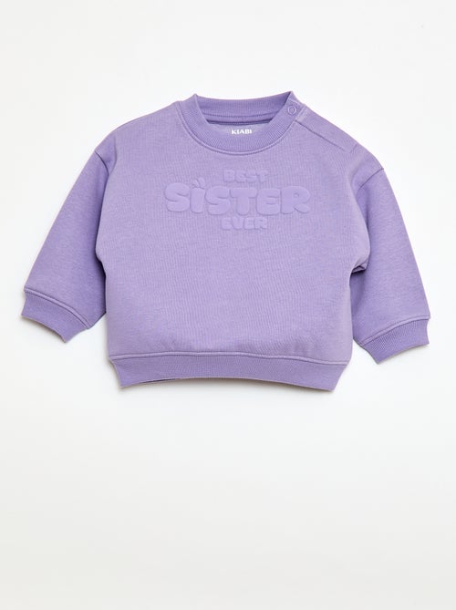 Sweater met ronde hals Brother & Sister - Kiabi