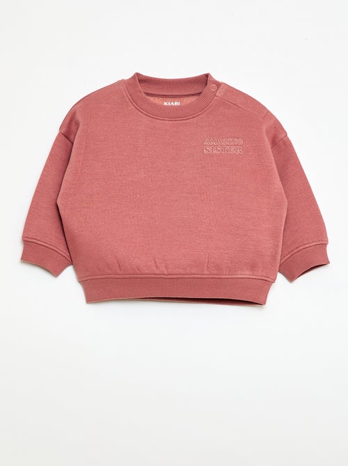 Sweater met ronde hals Brother & Sister - Kiabi