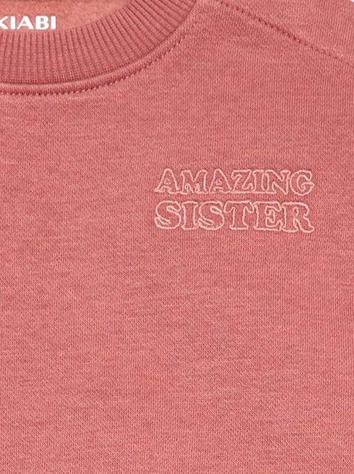 Sweater met ronde hals Brother & Sister - Kiabi