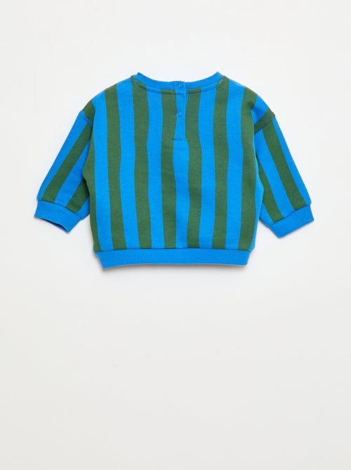 Sweater met ronde hals en print - Kiabi