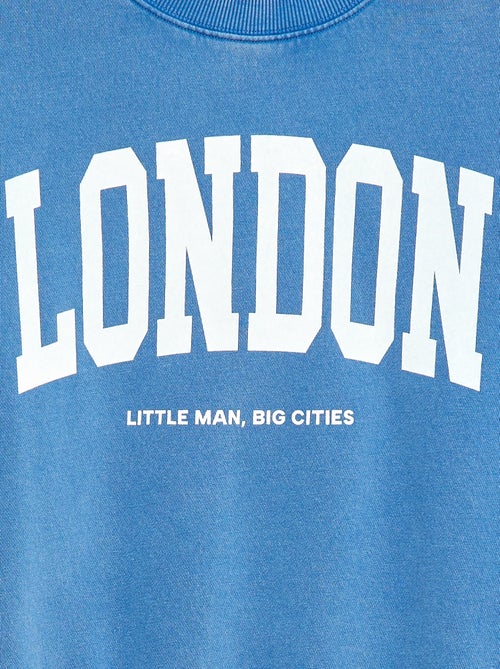 Sweater met ronde hals en print - Kiabi Sweater met ronde hals en print - Kiabi