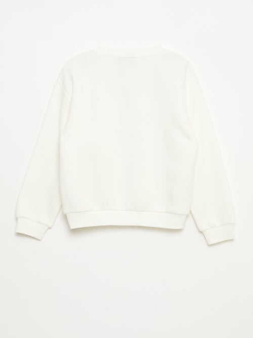 Sweater met ronde hals en The Rolling Stones-print - Kiabi