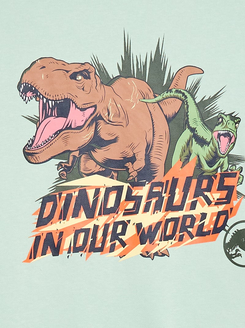 Sweater met ronde hals 'Jurassic World' Groen - Kiabi