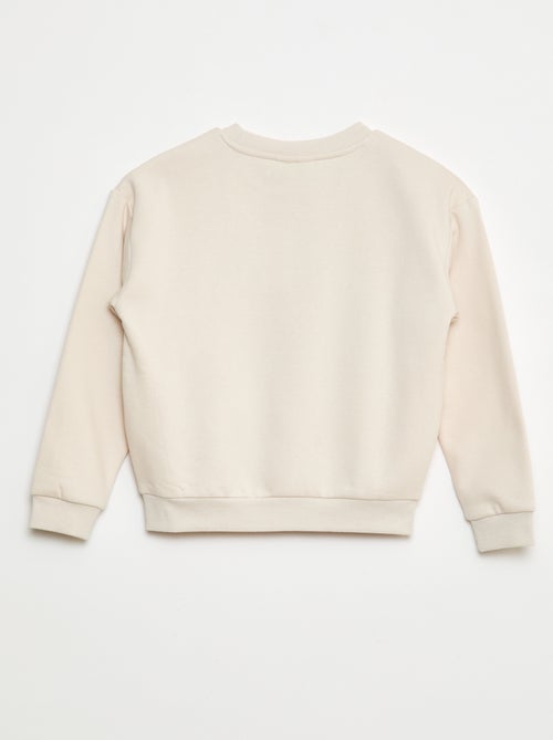 Sweater met ronde hals 'Stitch' - Kiabi