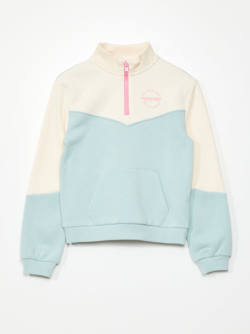 Sweater met schipperskraag BIEGE - Kiabi