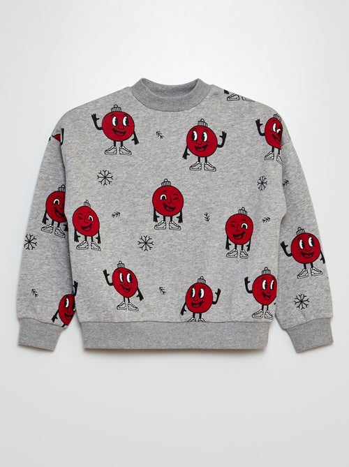 Sweater met sneeuwmanprint - Kiabi