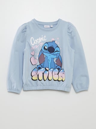 Sweater met Stitch-print