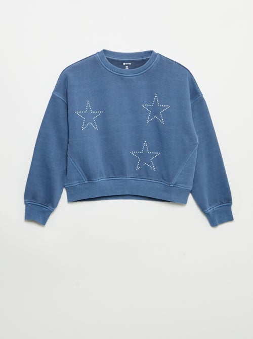 Sweater met strass-sterren - Kiabi Sweater met strass-sterren - Kiabi
