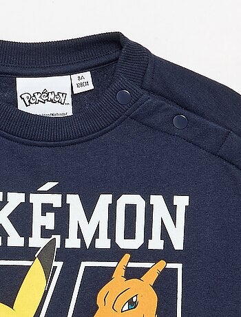 Sweater 'Pokémon' 'Pikachu' & 'Dracofeu' met ronde hals