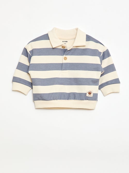 Sweater polokraag met strepen - Kiabi Sweater polokraag met strepen - Kiabi